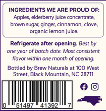 Load image into Gallery viewer, Autumn Spice Elderberry Apple Butter - 9oz
