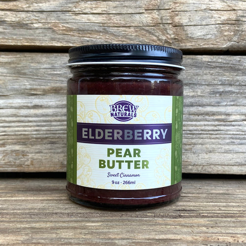Brew Naturals Elderberry Pear Butter 9oz