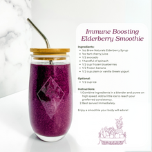 Load image into Gallery viewer, Brew Naturals Elderberry Syrup - 16oz, 8oz, 3.4oz
