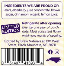 Load image into Gallery viewer, **Limited Edition** Sweet Cinnamon Elderberry Pear Butter - 9oz, 4oz

