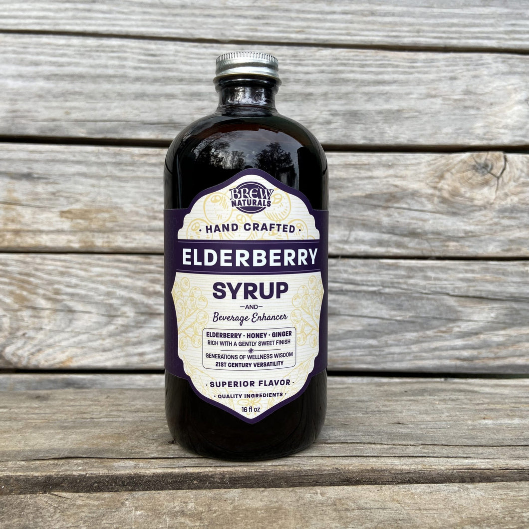 Brew Naturals Elderberry Syrup 16oz